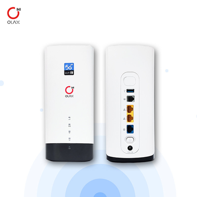 Olax G5018 5G सीपीई मॉडम वाईफाई6 वायरलेस मॉडम सिम कार्ड स्लॉट के साथ पोर्टेबल वाईफाई वायरलेस 5जी राउटर